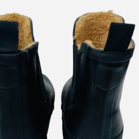 CHOOKA Women's Waterproof Slip-On Black Boots NWT Size 6 - Picture 2 of 11